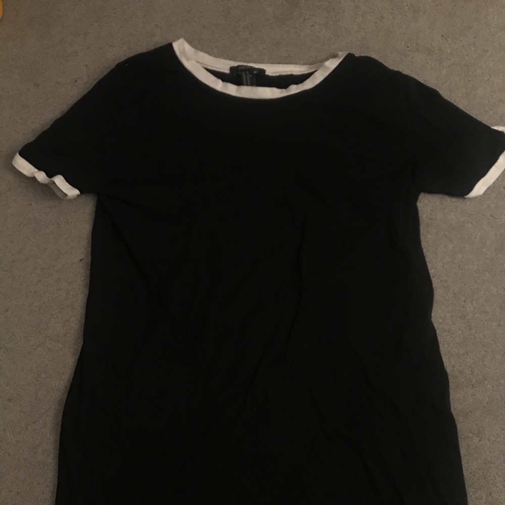 FOREVER 21 Black Tee Shirt Dress